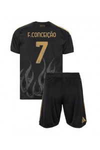 Juventus Francisco Conceicao #7 Jalkapallovaatteet Lasten Kolmas peliasu 2026-27 Lyhythihainen (+ Lyhyet housut)